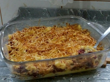 Escondidinho de carne seca