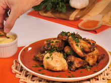 Frango frito na panela de pressão 