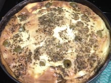 Torta de palmito cremoso da Deia