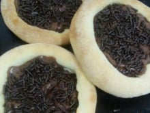 Esfiha de brigadeiro