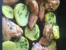 Frango à passarinho no forno