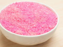 Glitter comestível caseiro