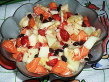 Salada de frutas deliciosa