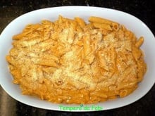 Penne ao molho de gongorzola na panela de pressão