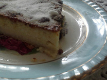 Torta de ricota para o Natal