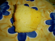 Bolo de fubá cremoso