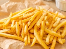 Batata frita crocante por fora e cremosa por dentro