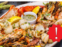 Pessoas que comem muitos frutos do mar podem ter problemas de saúde como câncer, afirma novo estudo