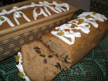 Bolo de frutas secas e castanhas