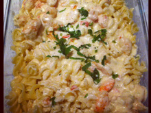 Macarrão com molho branco light