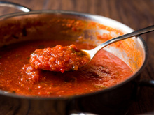 Molho de tomate para bife à parmegiana do Bar do Alemão