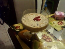 Doce de leite com frutas e nozes