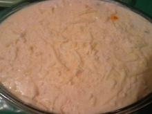 Pirão de aipim incrementado