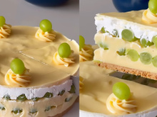 Torta surpresinha de uva é a sobremesa de Natal que todo mundo vai pedir a receita depois de provar!