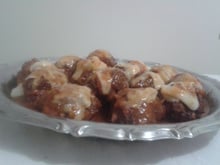 Almôndegas recheadas