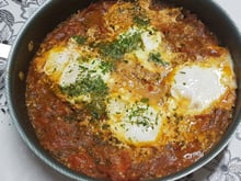 Shakshuka ou moqueca de ovo (versao low carb)