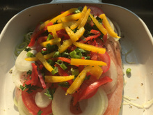Salmão ao forno - Bistrô Marie