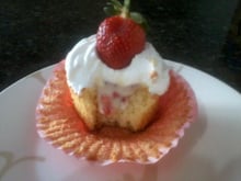 Cupcake de baunilha