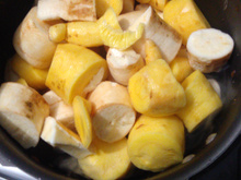 Carne seca com mandioca