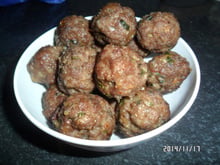 Almôndega frita