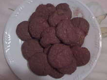 Cookies de chocolate com nozes