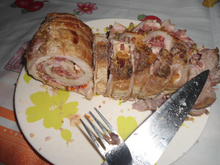 Lombo de porco recheado