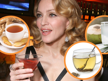 As 3 bebidas de Madonna: quais os benefícios de beber água de coco, chá de gengibre e chá de erva-doce todos os dias?