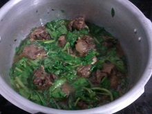 Rabada com agrião do Marcelo