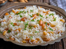 Arroz de amêndoas