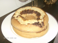 Bolo saboroso de banana