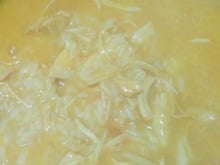 Canja de galinha cremosa