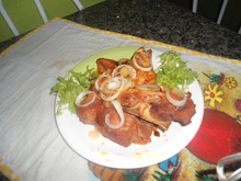 Costela de porco ao forno