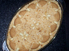 Pavê de doce de leite com amendoim