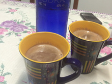 Chocolate quente alcoólico