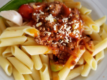 Penne a bolonhesa 