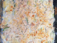 Lasanha de abobrinha com molho branco