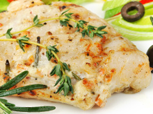 Cação com mostarda