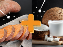 É só misturar batata doce e leite de coco e veja a mágica acontecer!