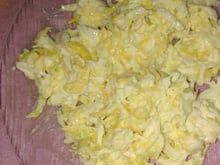 Salada de repolho com manga