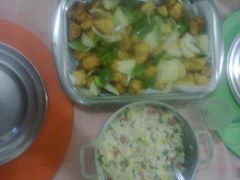 Risoto chop suey chinês