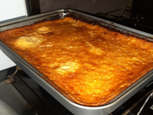 Broa molhada