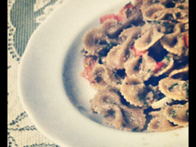 Farfalle com Sardinha e Tomate