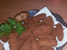 Croquete de carne assada