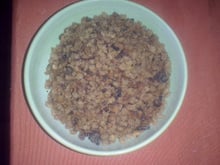 Farofa de soja com bacon