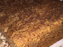 Bolo integral de banana sem glúten e lactose