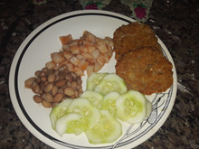 Hambúrguer de aveia da Camila 