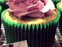 Blueberry cake cupcake de baunilha com mirtilo