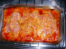 Enroladinho de cabelo de anjo e passas