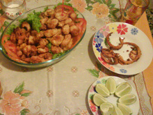 Filé de peixe empanado