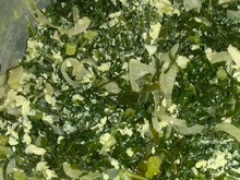 Couve refogada com ovo